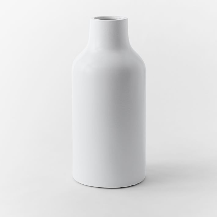 Pure White Matte Ceramic Vases | West Elm (US)