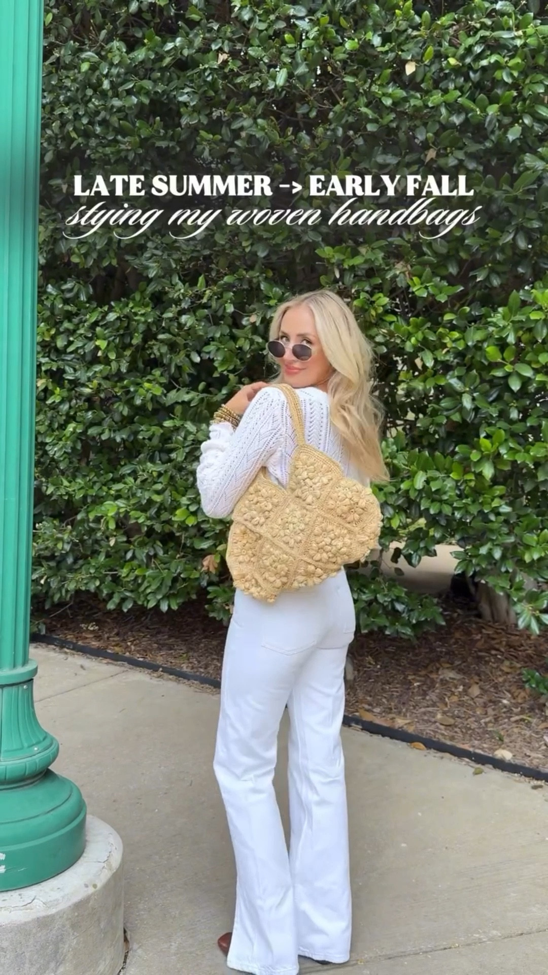 Can you tell which season is my fav? 🫶🏼 Love mixing in a woven bag for any season! 🤍

#LTKStyleTip #LTKItBag