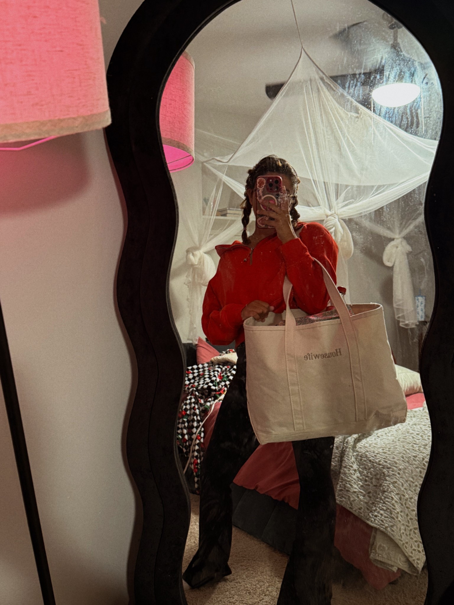 Red sweatshirt, messy braids, oversized tote 👜✨ Cozy chaos but make it cute — shop my on-the-go momcore essentials 🤍 #LTKmom #LTKfinds #OOTD

#LTKHome #LTKTravel #LTKActive