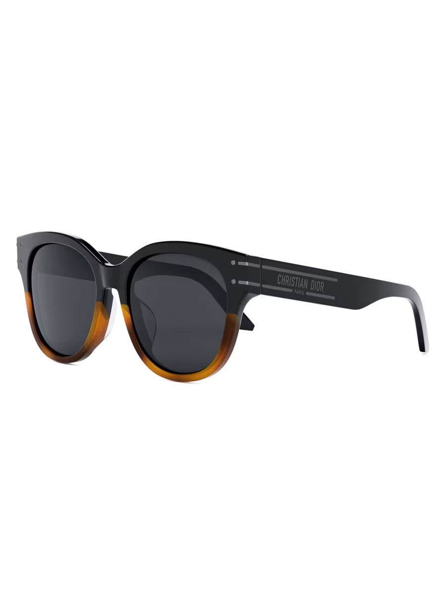 DiorSignature B6F 55MM Butterfly Sunglasses | Saks Fifth Avenue