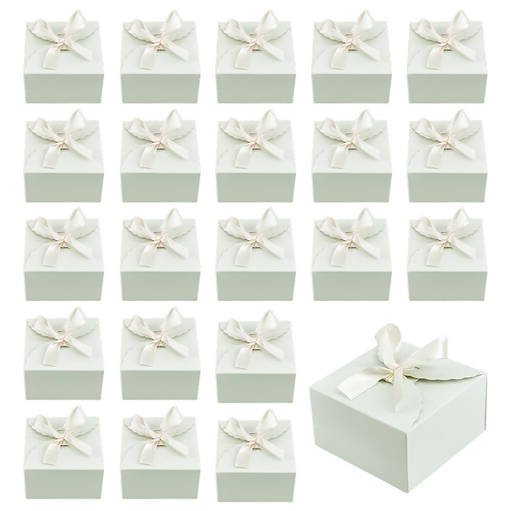 PH PandaHall 30pcs Paper Box Gift Boxes Foldable Candy Box Small Gift Packaging Boxes with Ribbon... | Amazon (US)