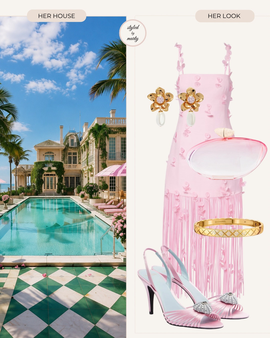 ✨HER HOUSE — HER LOOK✨🏡

Feminine outfit, feminine fashion, feminine dress, summer dress, summer outfit, vacation style, resort wear, mini dress, midi dress, floral dress, floral fashion, elegant outfit, romantic dress, romantic style, luxury fashion, pink dress, pumps, flower earrings

#LTKeurope #LTKstyletip #LTKdresses