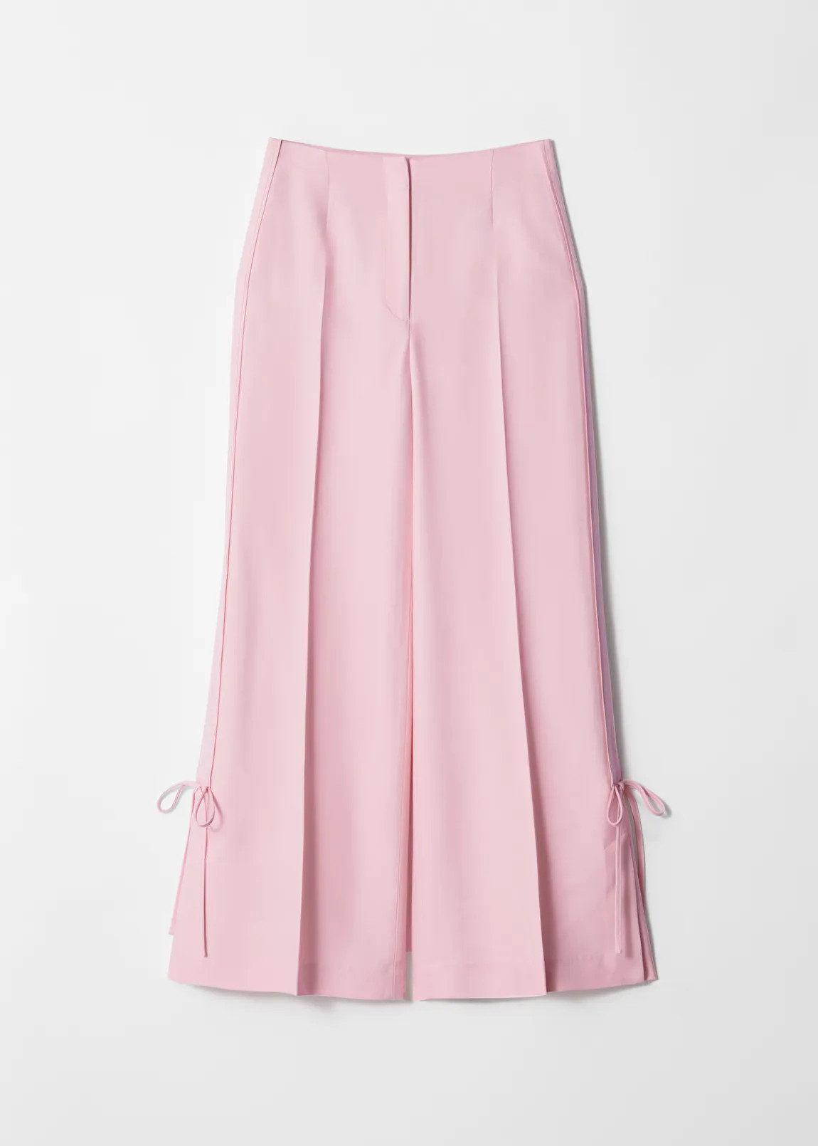 Bow-Detailed Press-Crease Trousers | & Other Stories - US