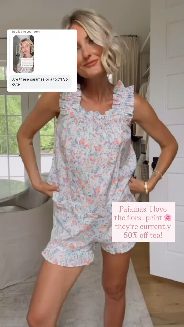 How cute are these pajamas?! Grab them while they’re on sale 👏🏼 wearing S.

Loverly Grey, Gap Factory, women’s pajamas, matching set, women’s pjs, pajama set, pj set

#LTKgrwm