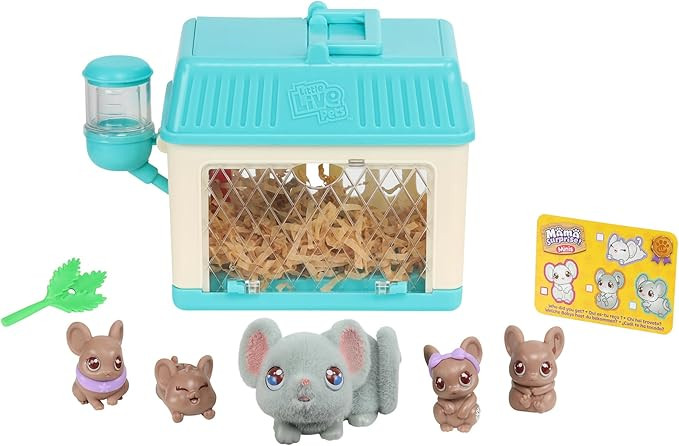 Little Live Pets - Mama Surprise Minis. Feed and Nurture a Lil' Mouse Inside Their Hutch so she c... | Amazon (US)