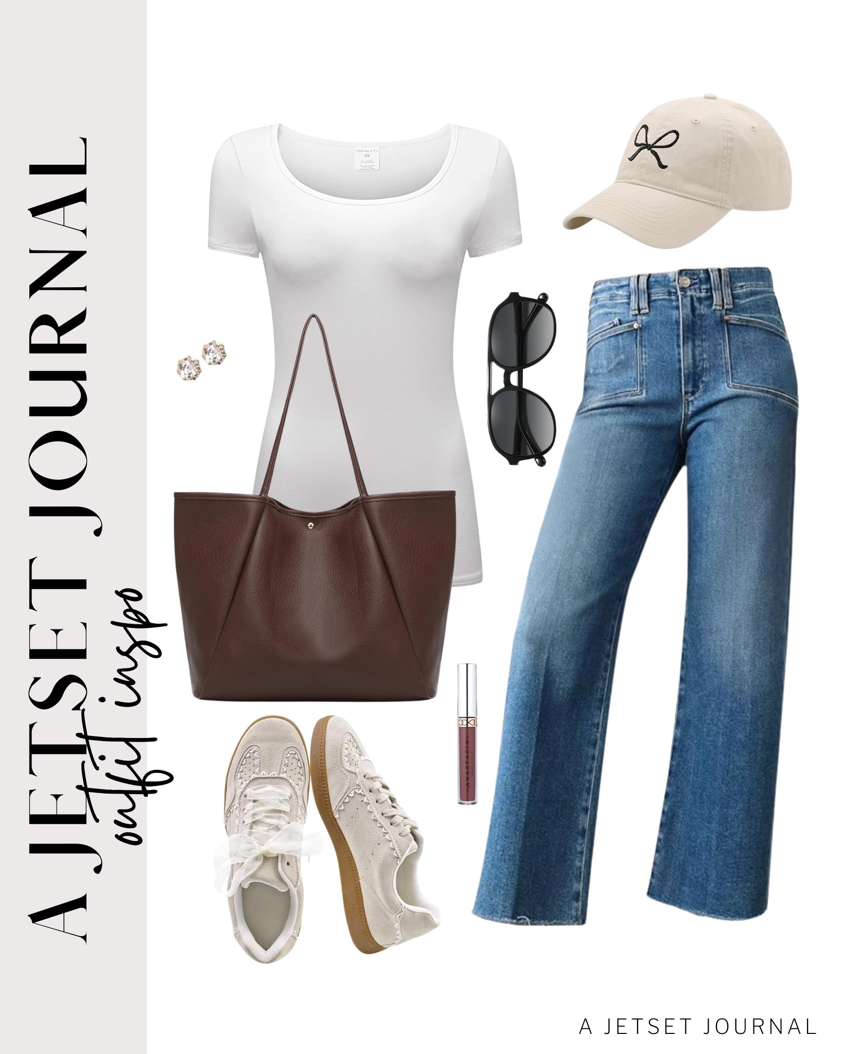 Check out this new way to style a short-sleeve tee and jeans!
scoop neck t shirt, baseball cap, wide leg jeans,  casual outfit, ways to style, casual outfit inspo, capsule wardrobe, favorite finds, top picks, mom outfit, everyday style, transitional style, trendy look, viral style, affordable look, amazon favorites

#LTKStyleTip #LTKSeasonal #LTKU