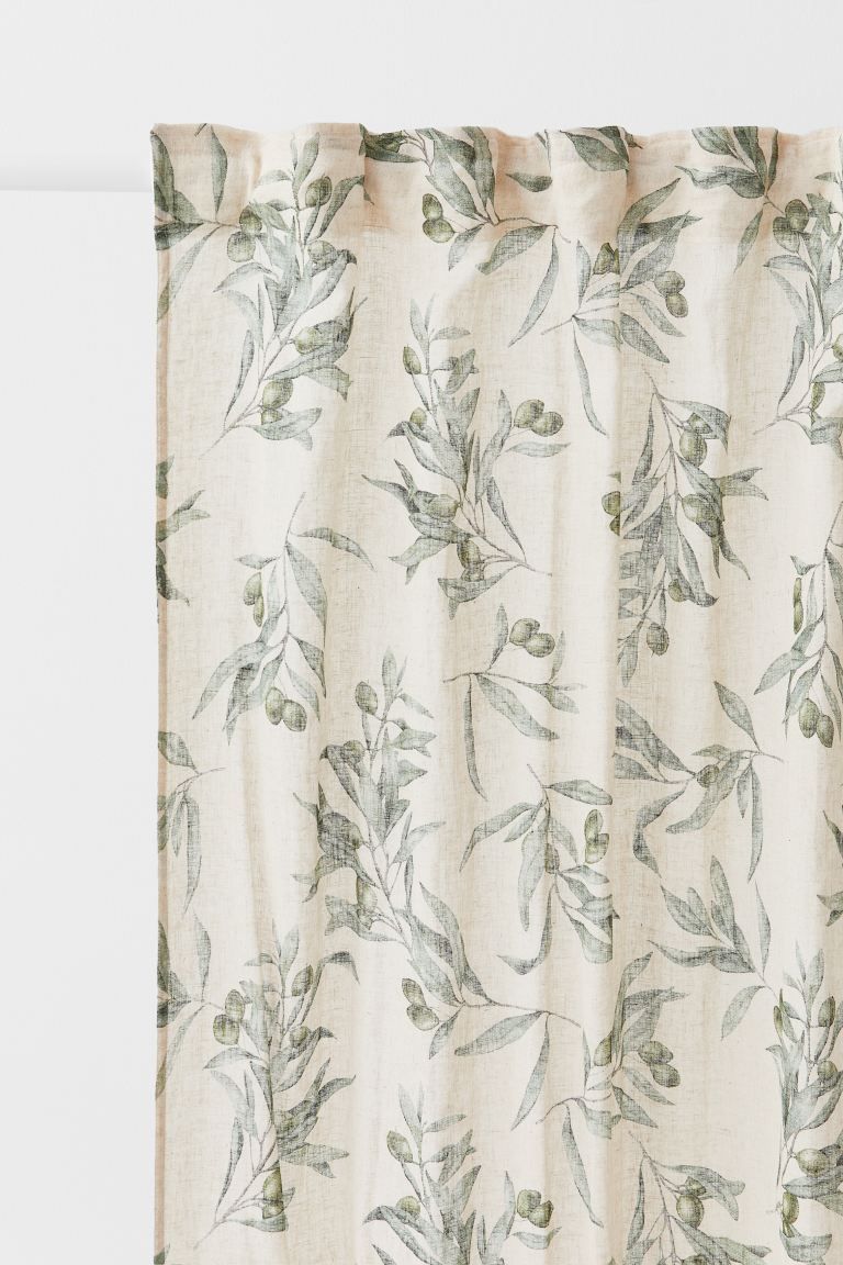 2-pack Linen-blend Curtains | H&M (US + CA)