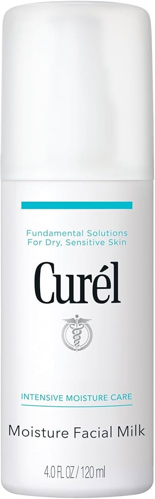 Curel Japanese Skin Care Moisture Facial Milk Moisturizer, Daily Face Lotion for Dry Sensitive Sk... | Amazon (US)