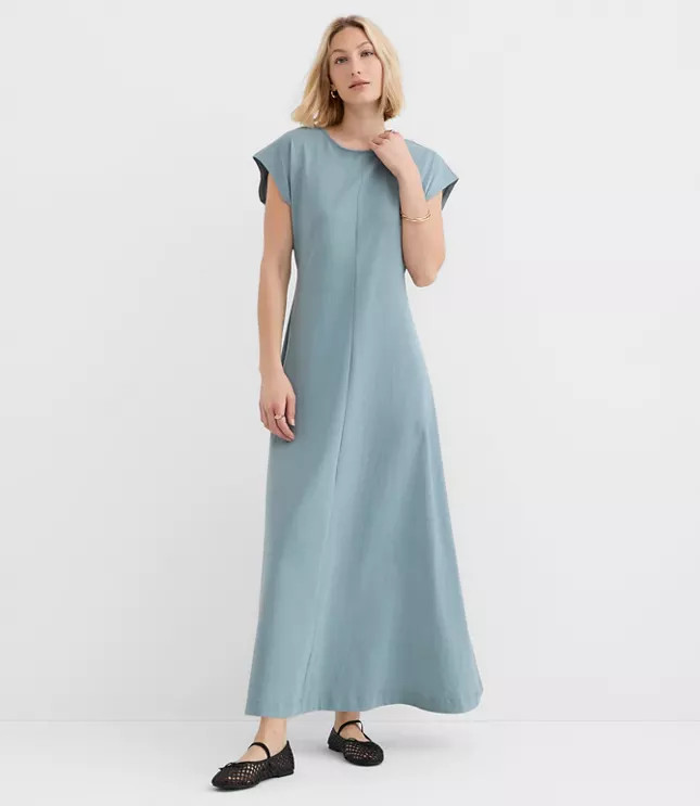 Petite Seamed Sheath Maxi Dress | LOFT