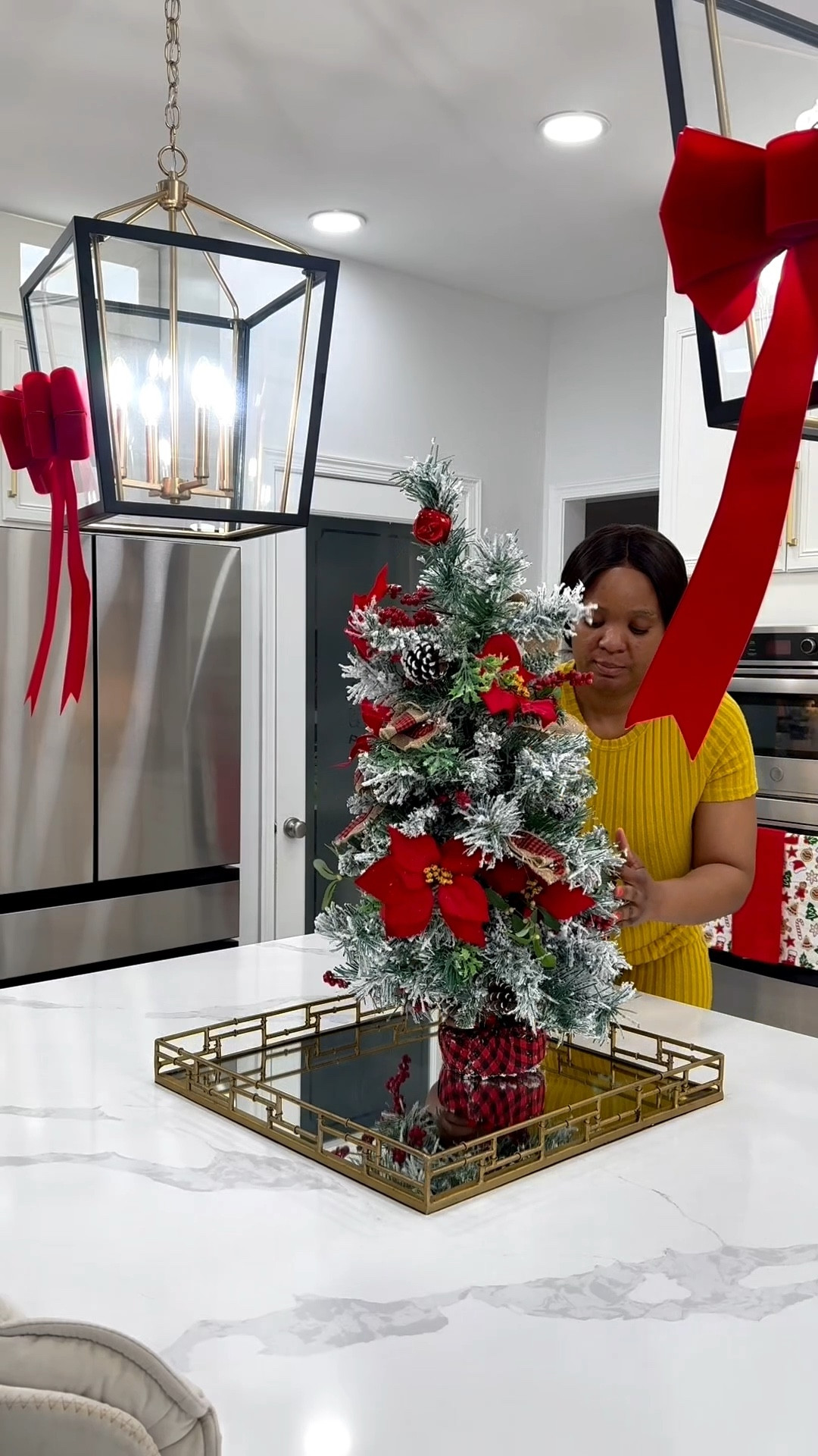 Decking out my kitchen for the season. Tap below to shop! Follow me @omabelle for more Fashion, Home & everything inbetween. Glad to have you here!!! 💕😊🙏 

#LTKHoliday #LTKHome #LTKFindsUnder50