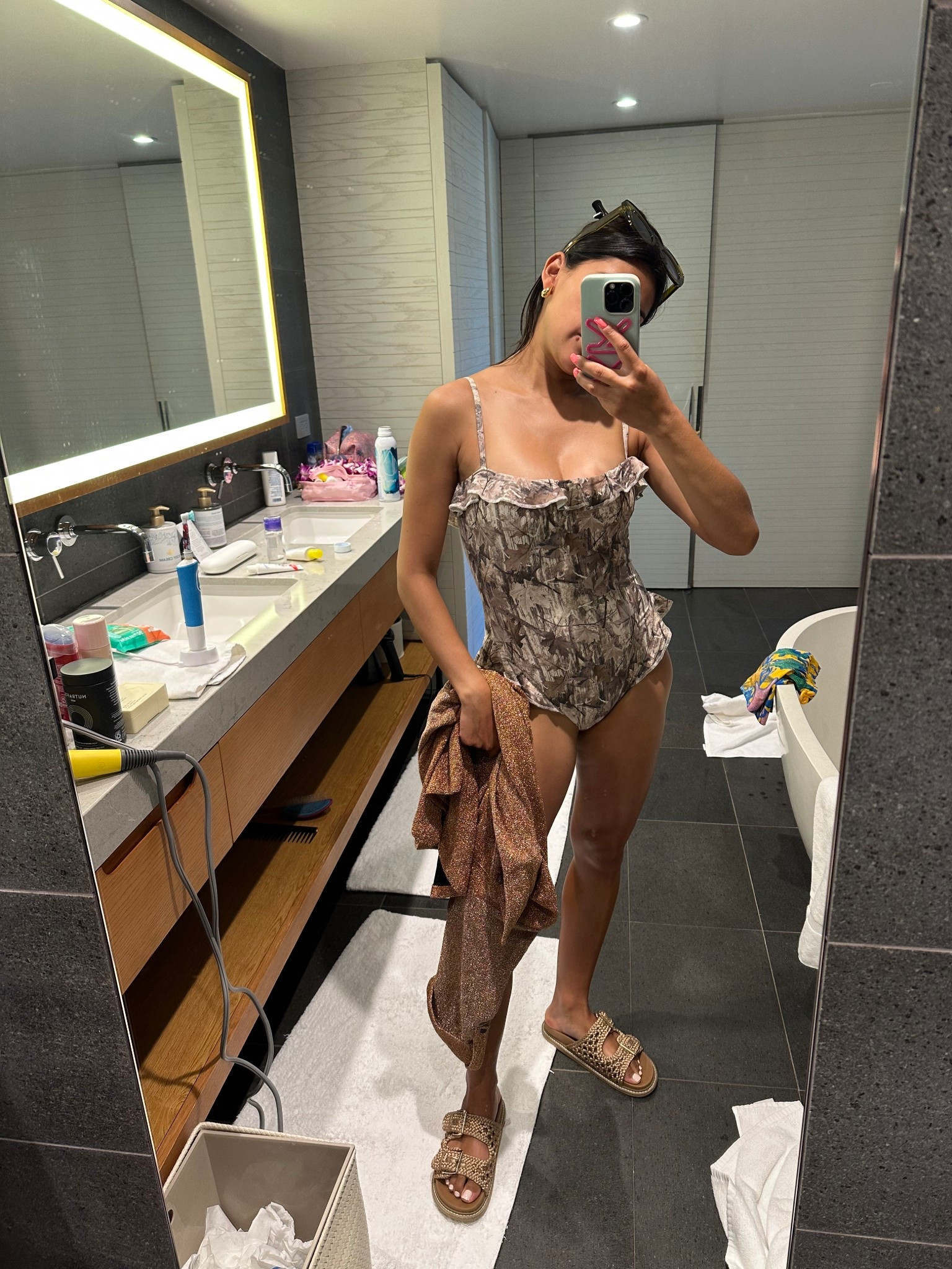Camo swimsuit but make it girlie! 

#LTKSeasonal #LTKSwim