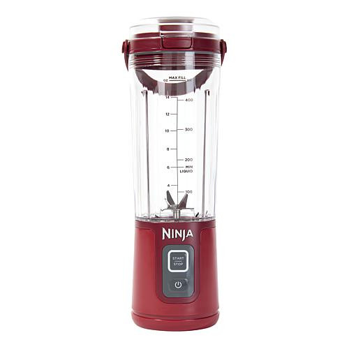 Ninja Blast 18oz Portable Blender with Flat Lid and Blade Cover - Red | HSN