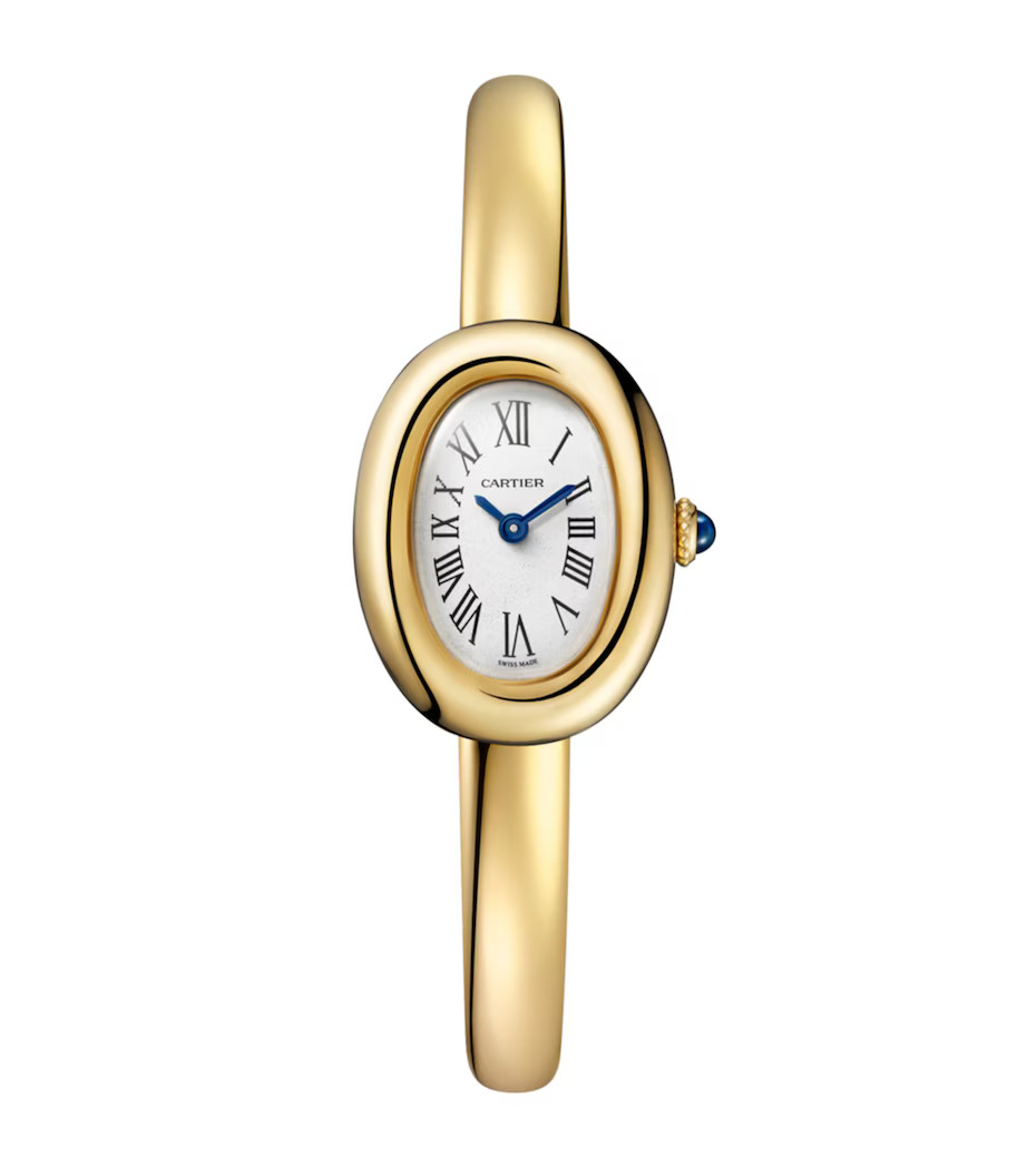 Mini Yellow Gold Baignoire Watch 18.7mm (Size 16) | Harrods