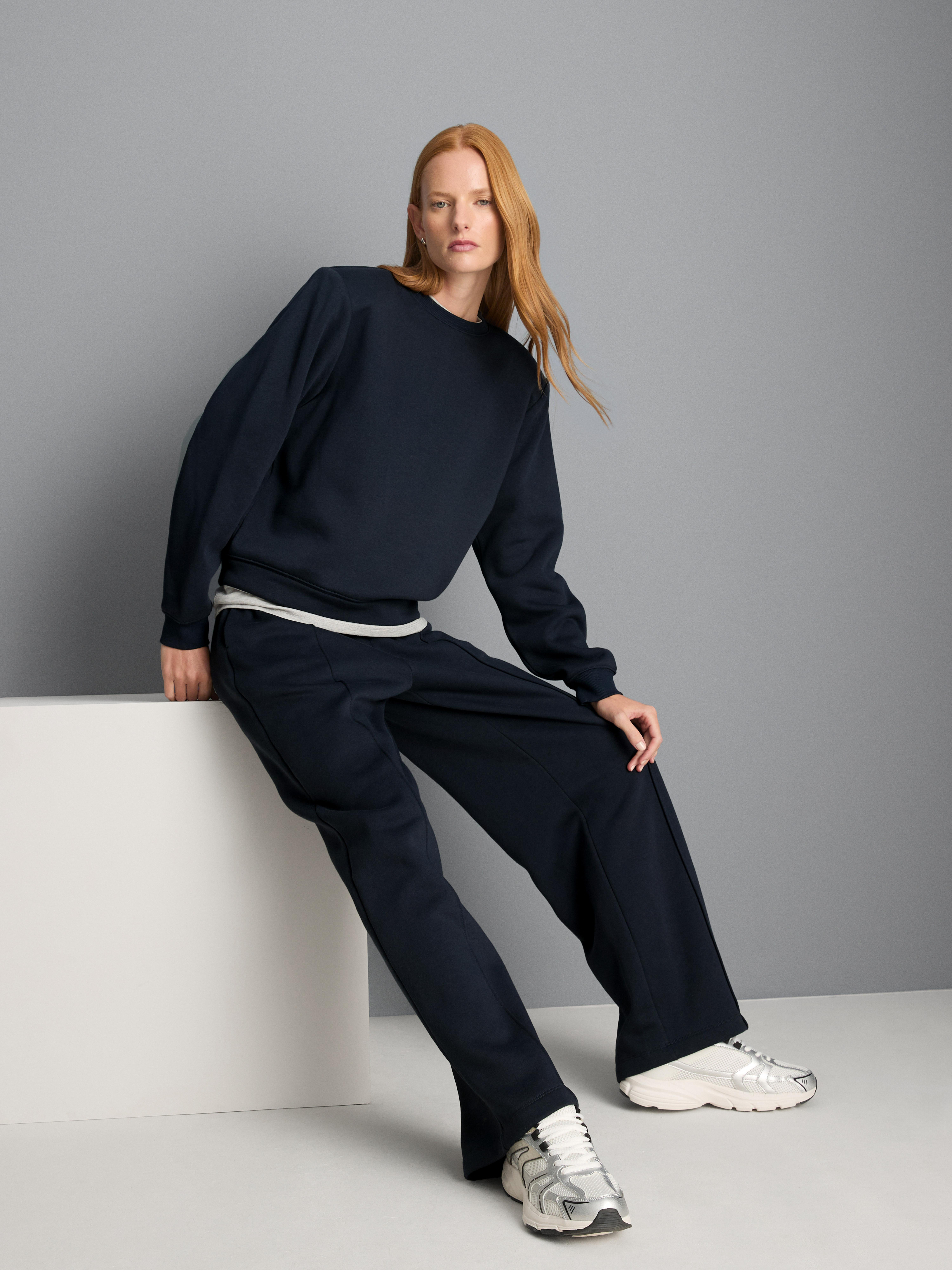 Cotton Rich Shoulder Pad Sweatshirt | Primark UK