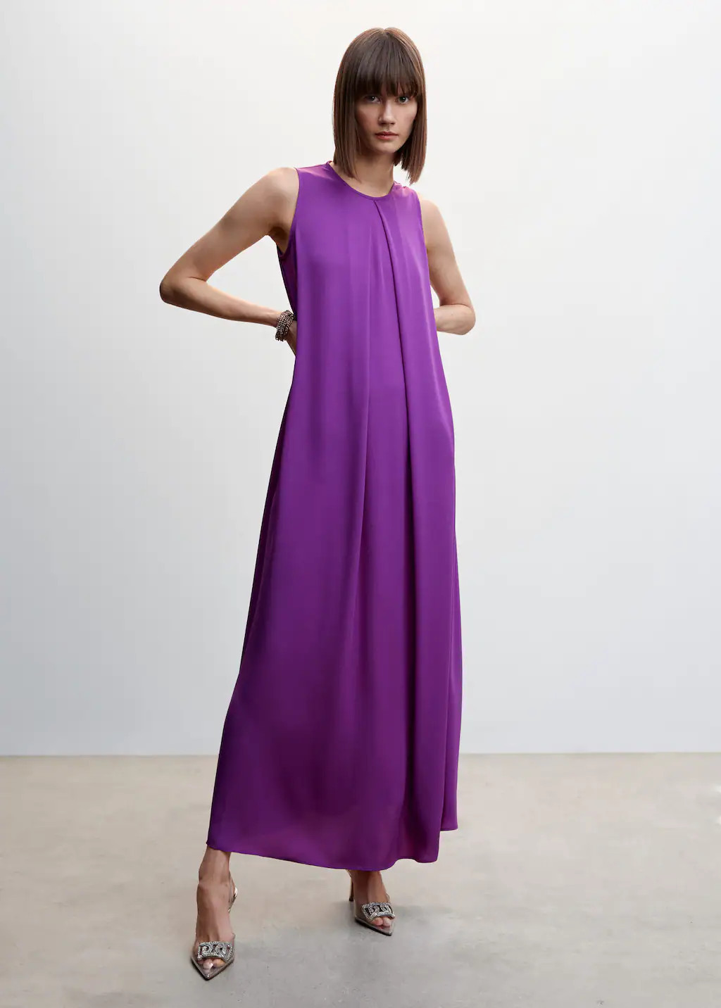Cut-out detail dress | MANGO (US)