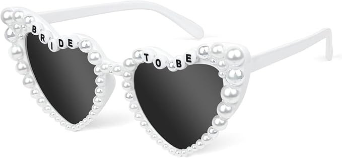 Bride Sunglasses，Bachelorette Party Sunnies, Engagement Decorations, Bridal Shower Accessory, B... | Amazon (US)