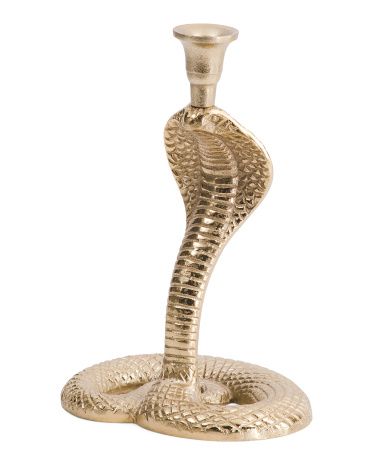 10.5in Snake Candle Holder | TJ Maxx