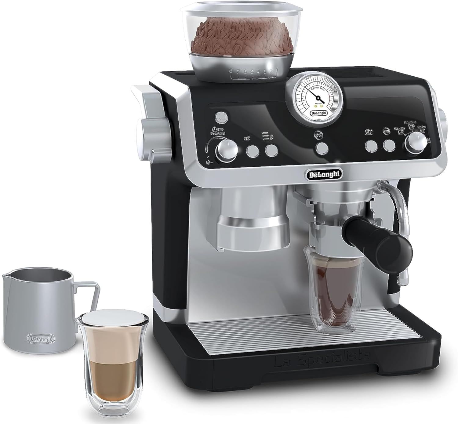 Casdon DeLonghi Barista Coffee Machine. Toy Coffee Machine For Children Aged 3+. Features Realist... | Amazon (US)