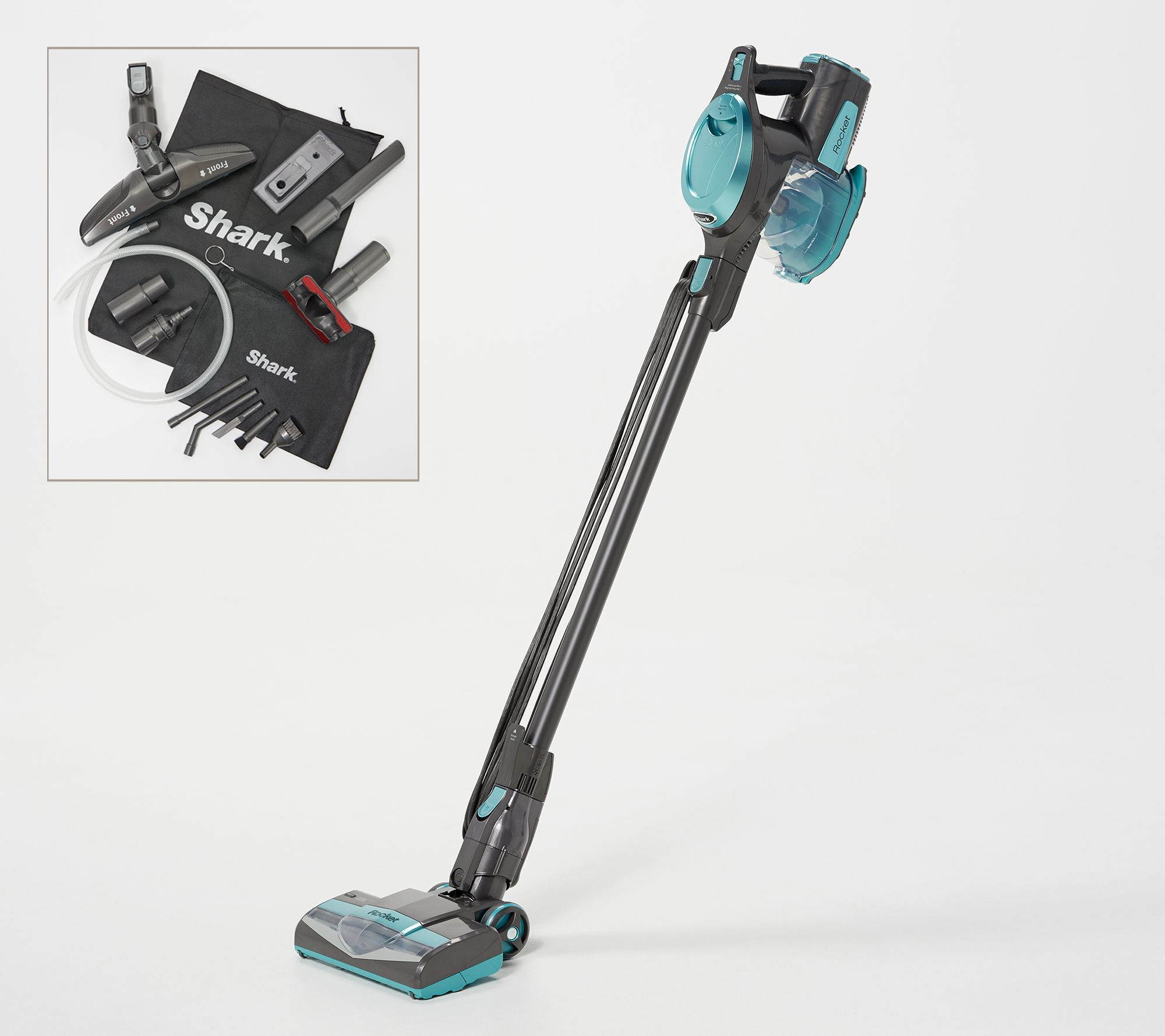 Shark Rocket Ultra-Light 2-in-1 Corded Stick Vacuum and Accessories | QVC