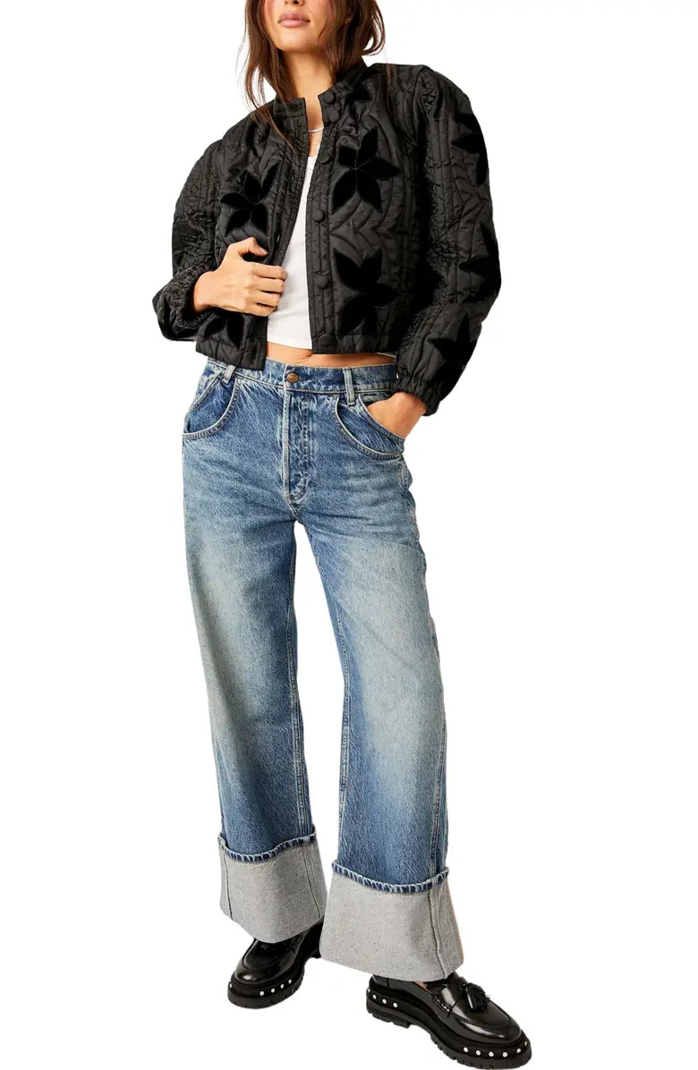 Quinn Quilted Crop Jacket | Nordstrom