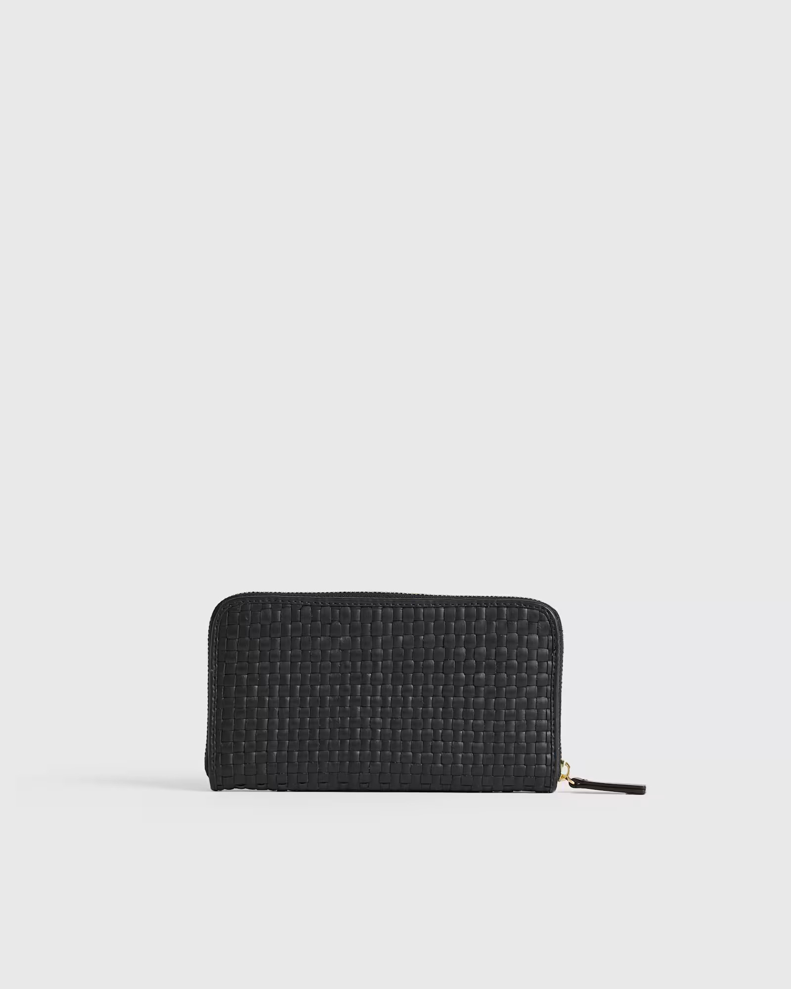 Italian Leather Handwoven Continental Wallet | Quince