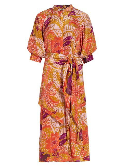 Jungle Panther Shift Midi-Dress | Saks Fifth Avenue