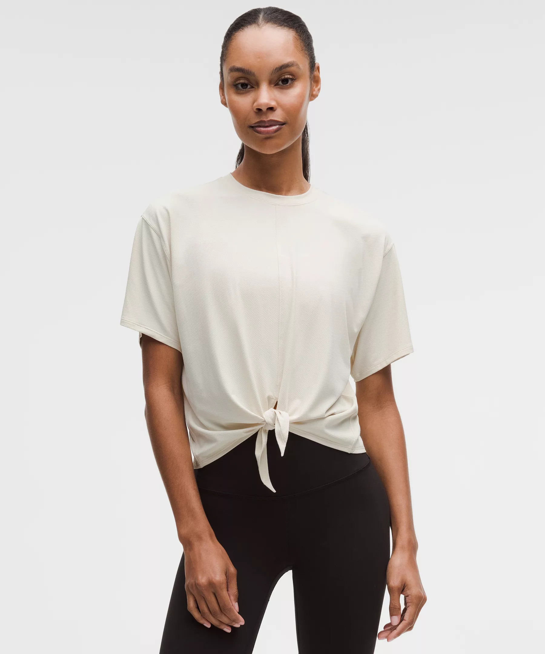 All-Sport Tie-Front Short-Sleeve Shirt | Lululemon (US)