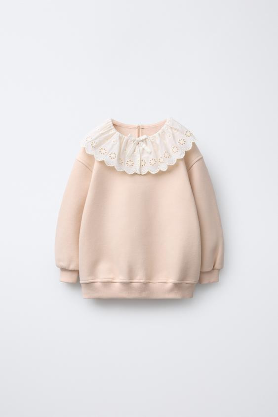 COMBINATION COLLAR SWEATSHIRT | Zara US