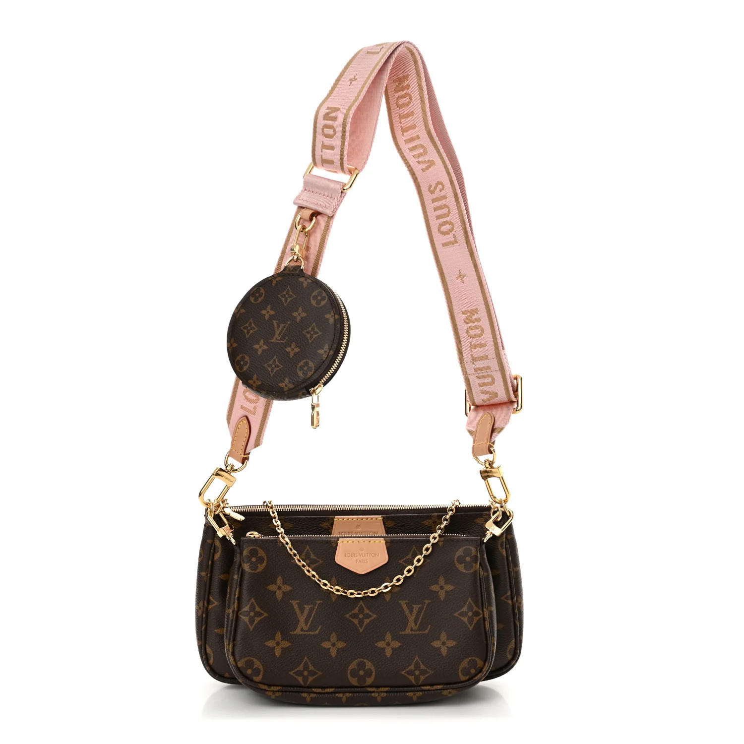 Monogram Multi Pochette Accessories Rose Clair | FASHIONPHILE (US)
