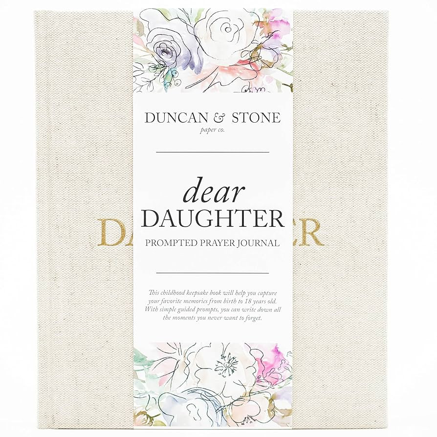 Mother Daughter Journal – Durable Dear Daughter Journal Keepsake – Linen Baby Memory Book - U... | Amazon (US)
