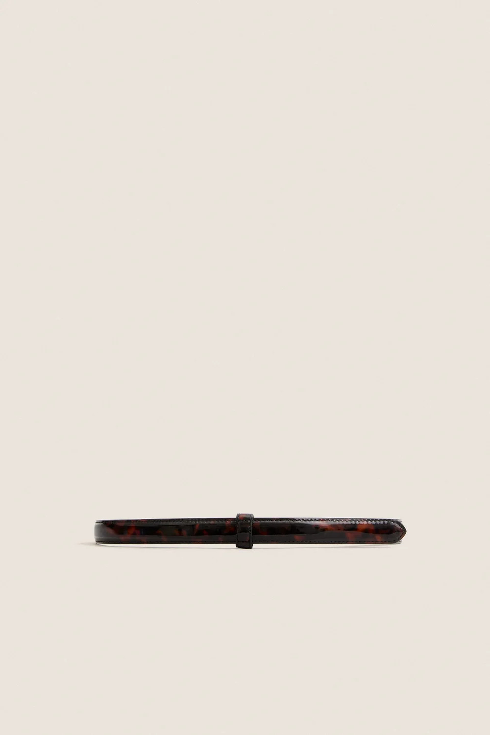 Patent Tortoise Skinny Belt | Tuckernuck (US)