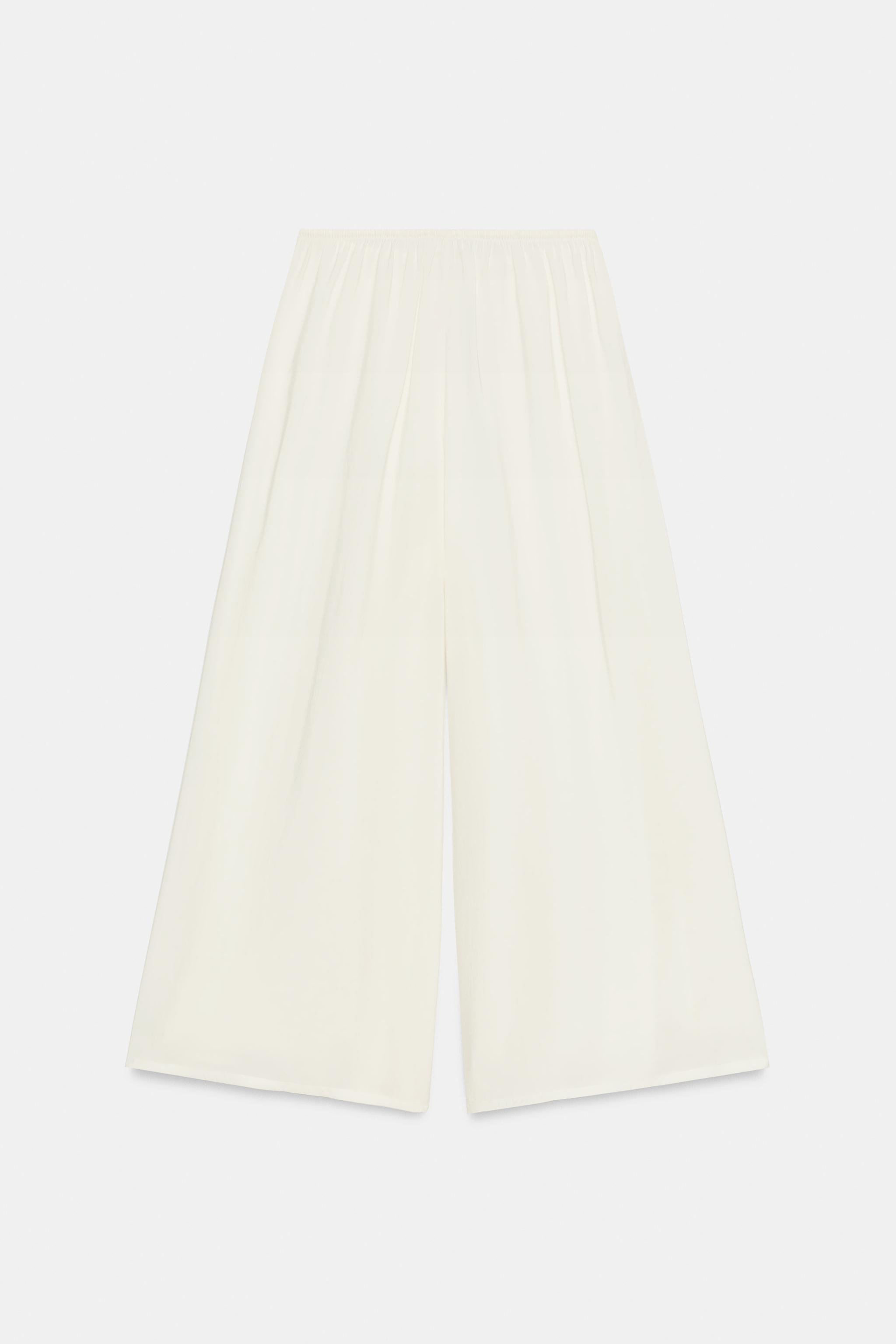 DRAWSTRING PALAZZO PANTS | Zara US