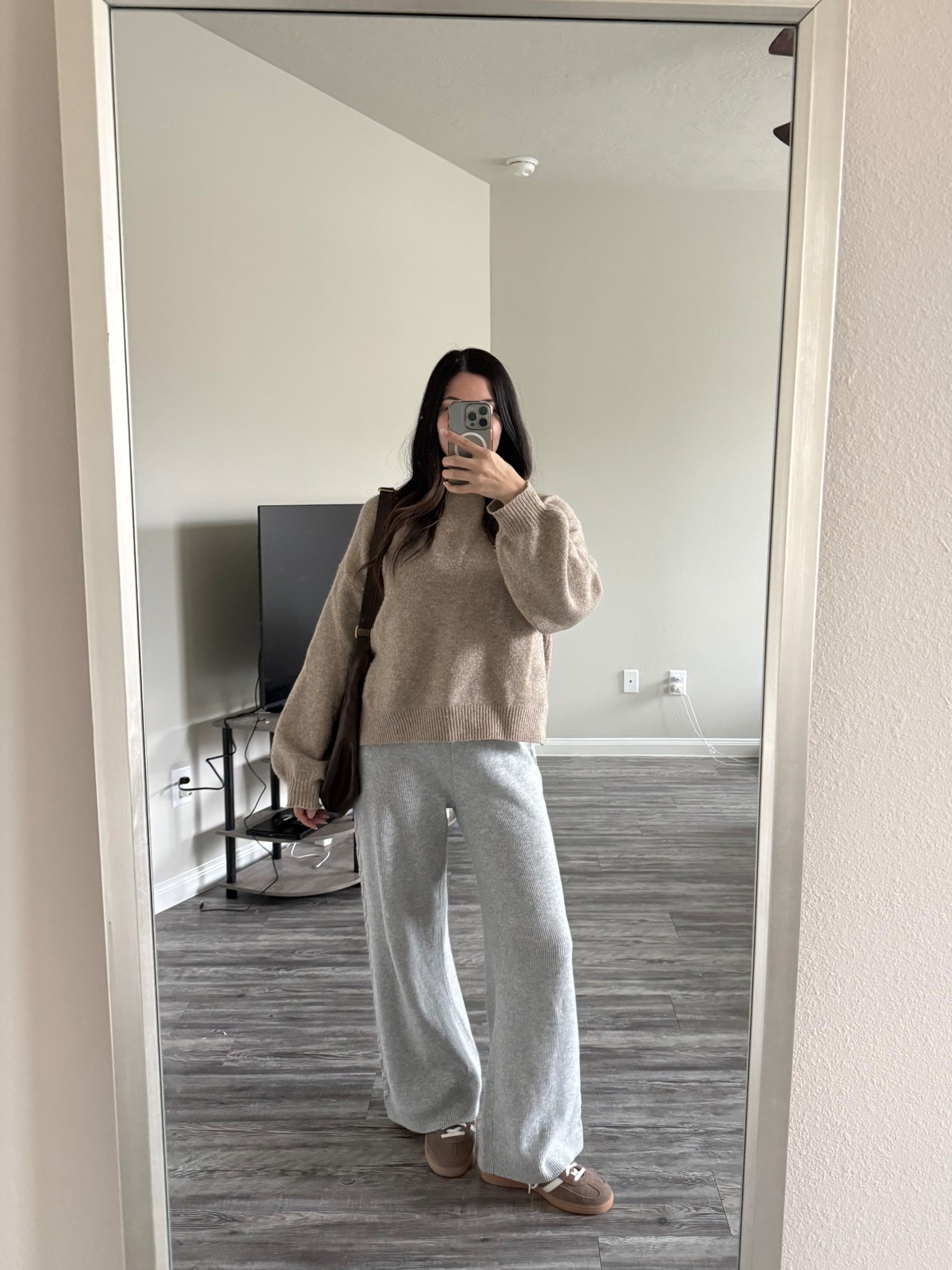 Casual winter ootd 
My favorite go-to outfit in the winter. Size small in knit sweater & pants. Sweater is from TTS, but linked an exact replica from Amazon 

#LTKootd