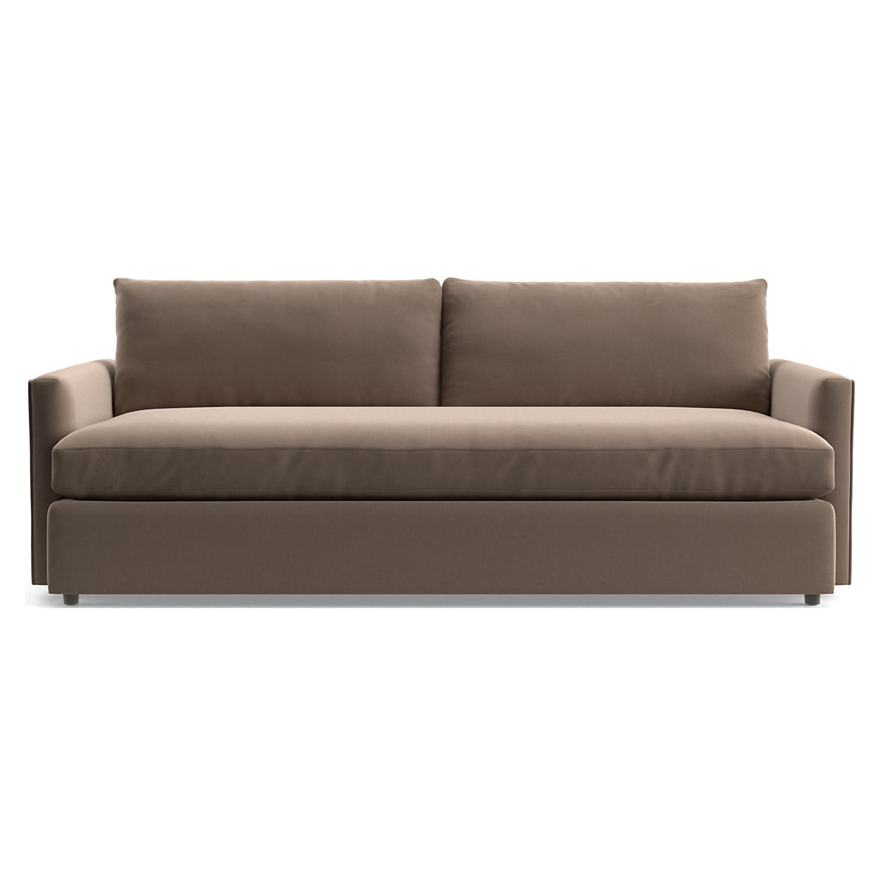 Lounge Deep Track Arm Bench Sofa + Reviews | Crate & Barrel | Crate & Barrel