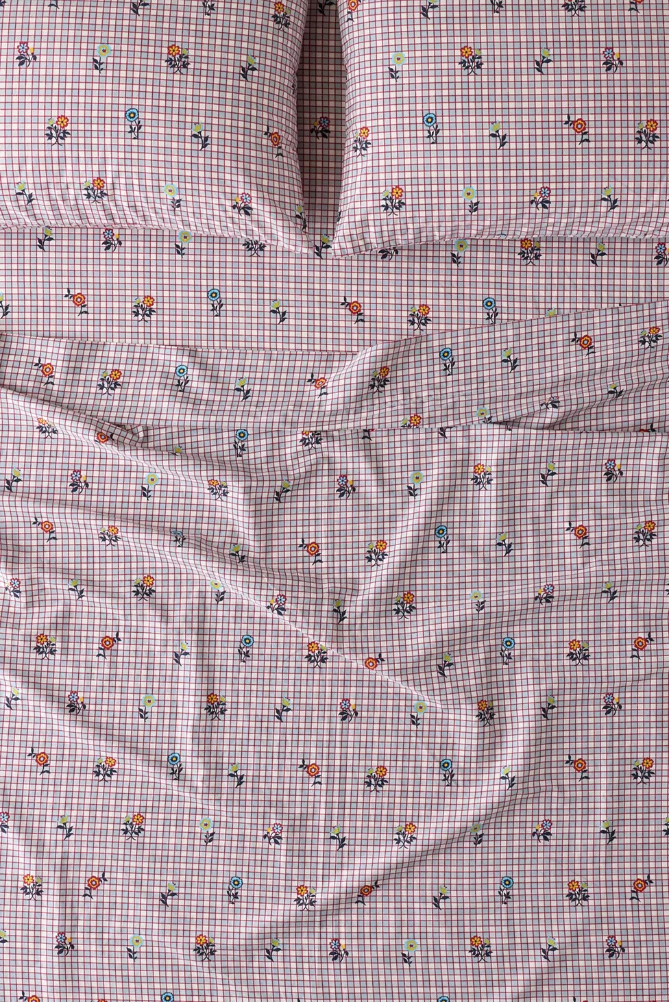 Bailee Boho Floral Checkered Patterned Sheet Set | Urban Outfitters (US and RoW)