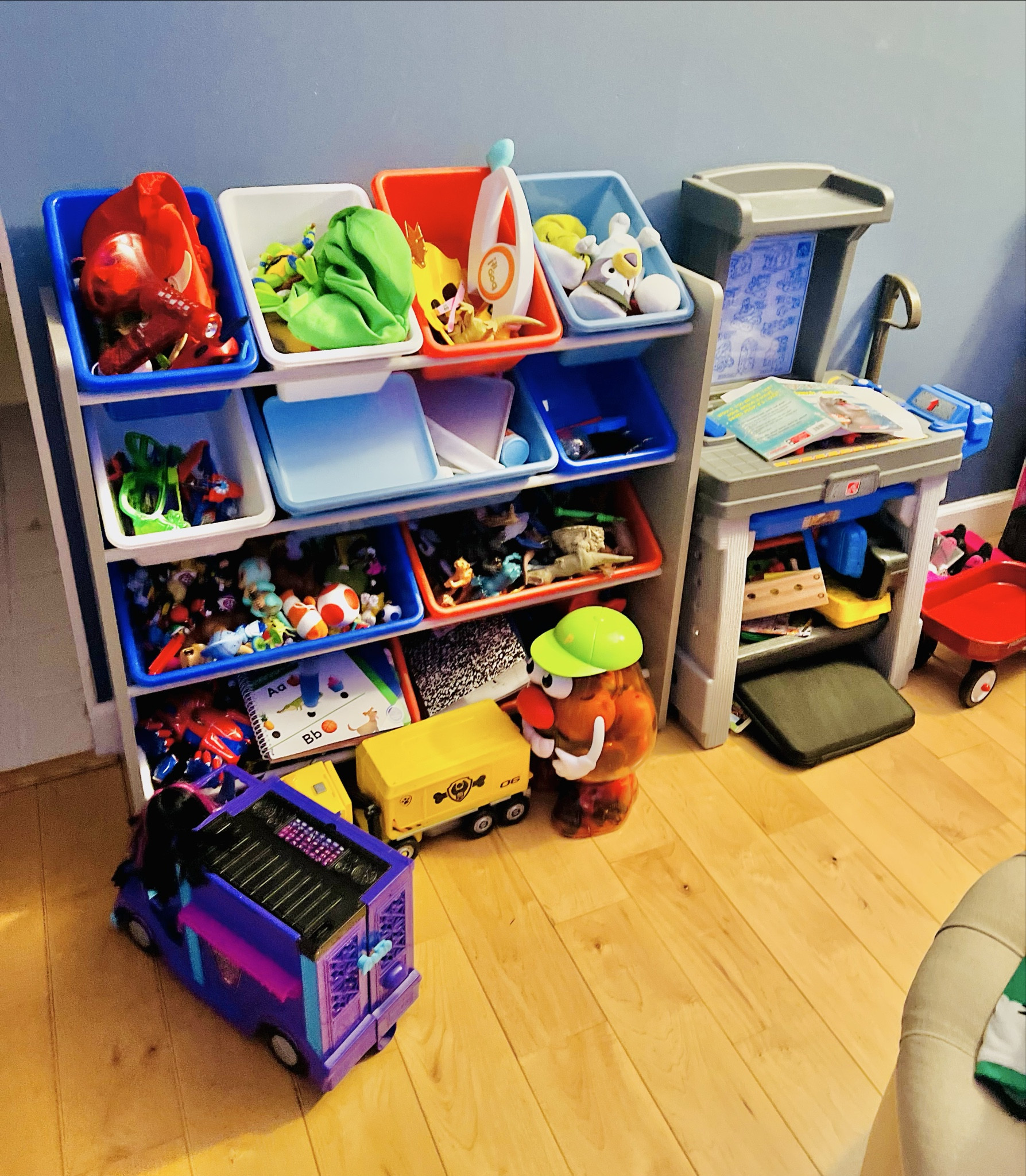 ✨ Toy organizer upgrade! ✨ 

After Christmas, I swapped out our old setup for this cube organizer with 3 pull-out cubes on wheels. Perfect for storing small trinkets and easy to move around the house! 🧸💡 So worth the time and effort—everything has its place, and cleanup has never been easier! 

#ToyOrganization #HomeOrganization #StorageSolutions #PlayroomMakeover #MomLife

#LTKHome #LTKKids #LTKMostLoved