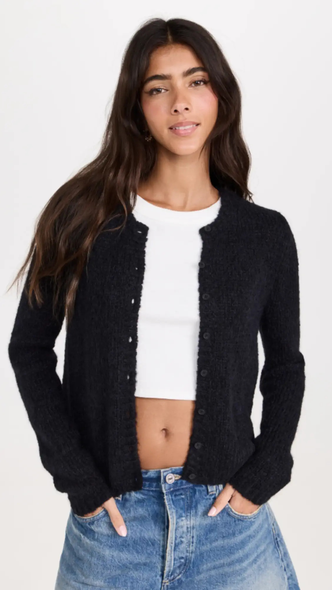 Reformation Clara Crew Alpaca Cardigan | Shopbop | Shopbop