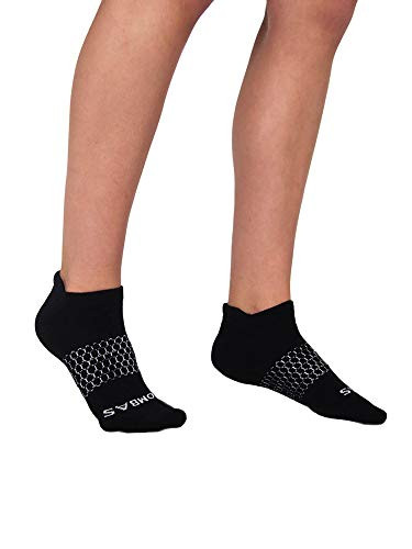 Bombas Women's Originals Black Ankle Socks, Size Small | Amazon (US)