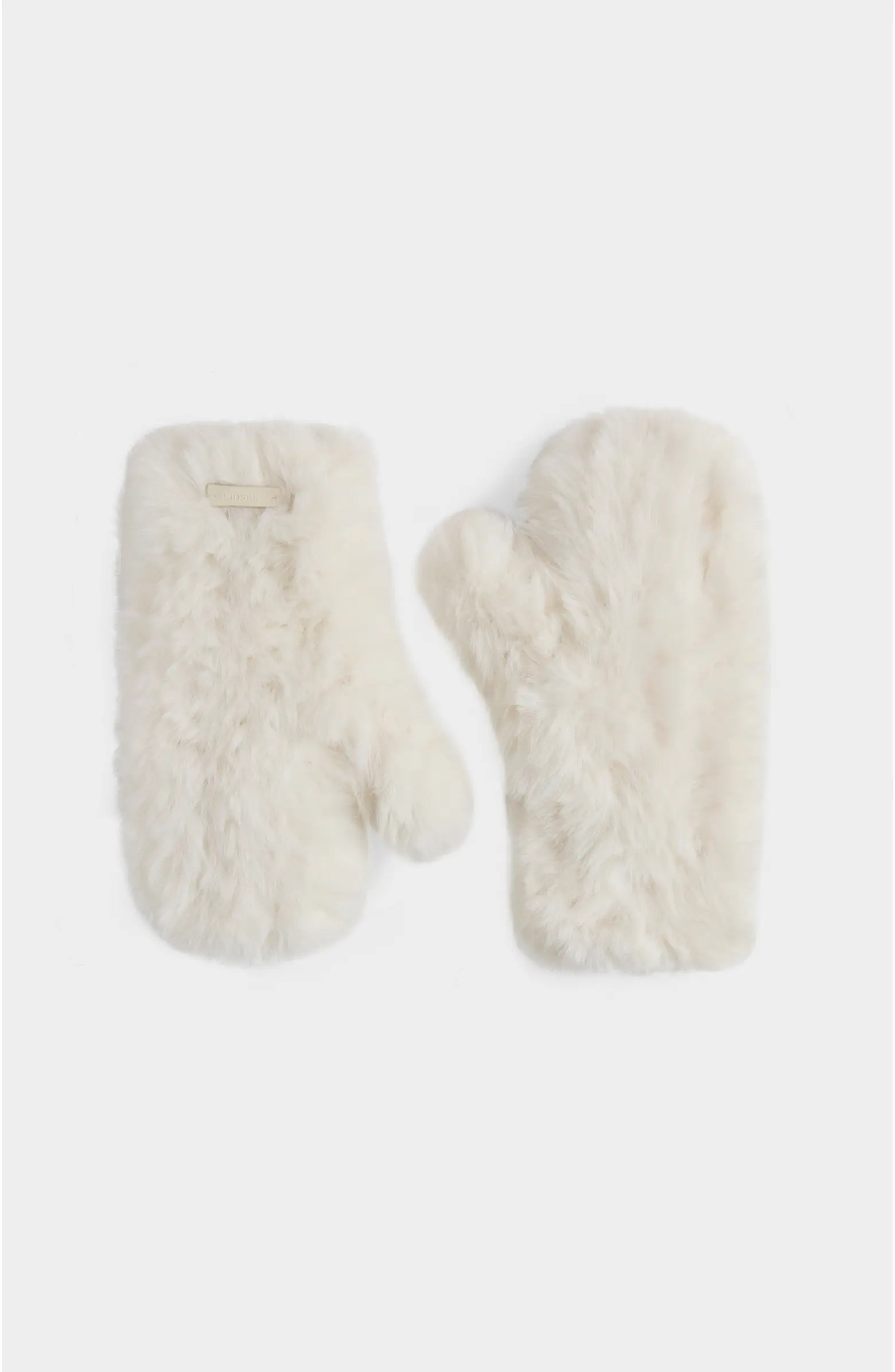 Rudsak Eloise Knit Faux Fur Mittens | Nordstrom | Nordstrom