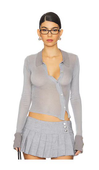 Davina Top in Grey | Revolve Clothing (Global)