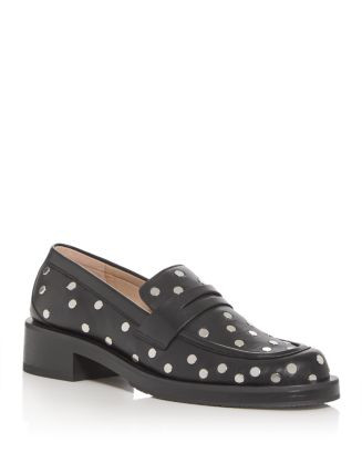 Women's Palmer Bold Stud Embellished Penny Loafers | Bloomingdale's (US)