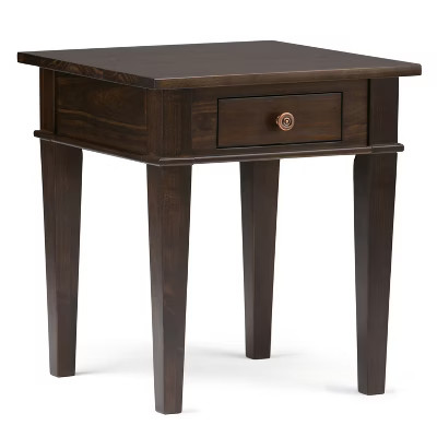 18" Sterling Solid Wood Contemporary End Table - Wyndenhall | Target