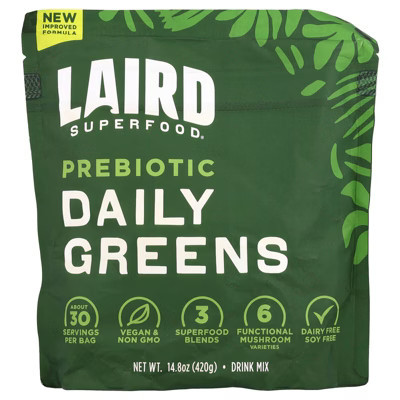 Laird Superfood Prebiotic Daily Greens, 14.8 oz (420 g) | Target