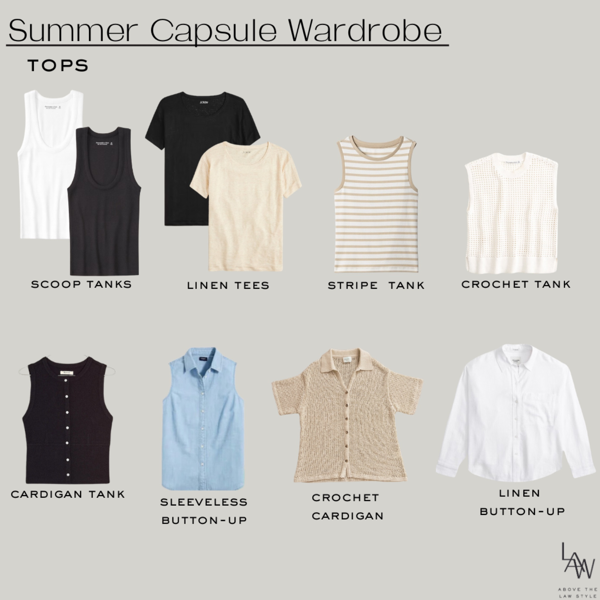 Summer Capsule: Tops

#LTKfindsunder100 #LTKstyletip #LTKfindsunder50