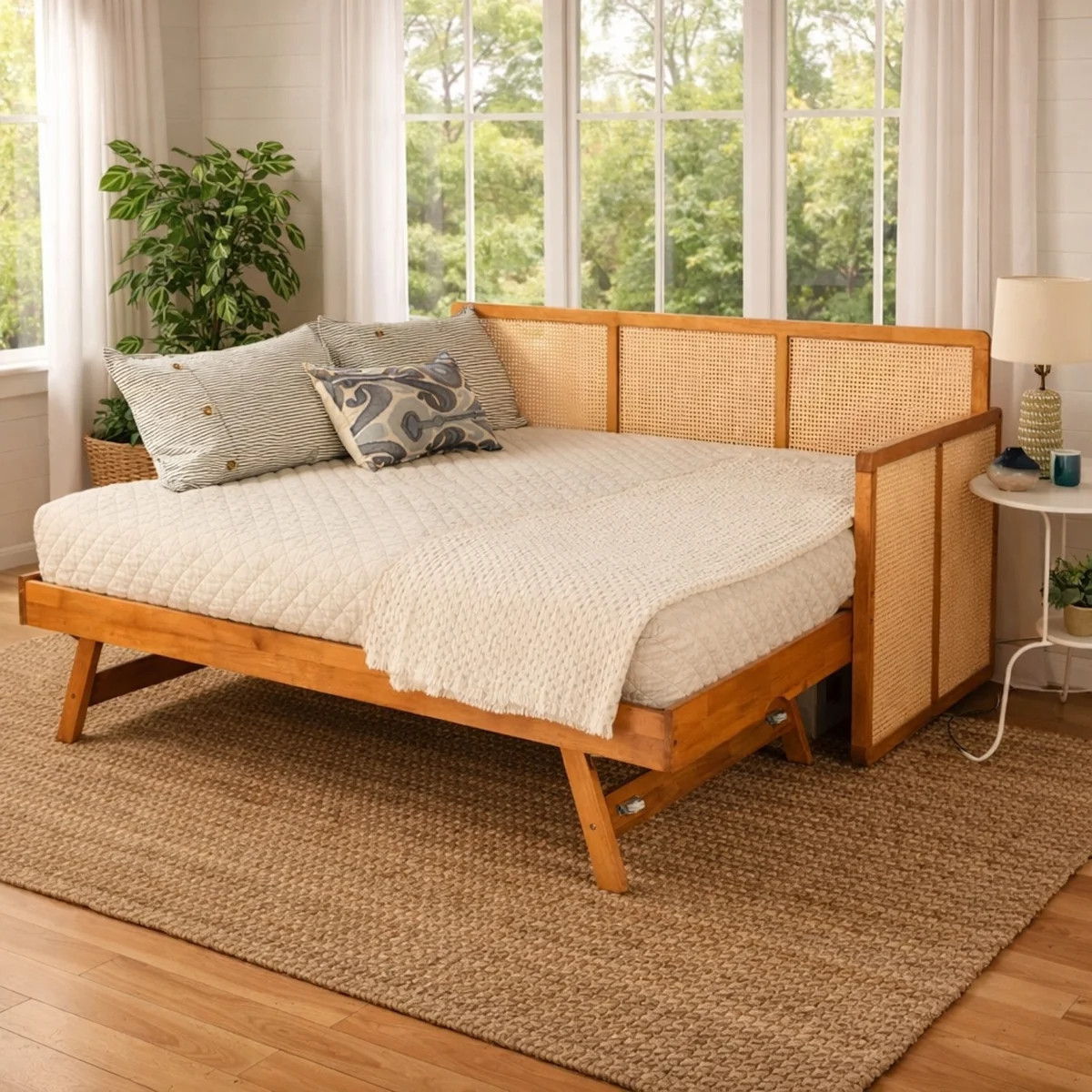 Loving these Wayfair Labor Day daybed deals so much 👏 A daybed with trundle is such a practical piece for extra guests, sleepovers, or multi-use rooms. It gives you that cozy styled look during the day and extra bed space at night. Wayfair has some beautiful options up to 70% off, and everything ends tomorrow!

#WayfairDeals #WayfairFinds #LaborDaySale #LaborDayDeals #DaybedDeals #DaybedWithTrundle #TrundleBed #GuestRoomDecor #GuestBedroomIdeas #KidsBedroomIdeas #SleepoverRoom #BedroomIdeas #SmallSpaceFurniture #HomeDecorFinds #FurnitureSale #AffordableHomeDecor #HomeStyle #BedroomInspo #LastChance #EndsTomorrow 

 #LTKSeasonal #LTKHome #LTKSaleAlert