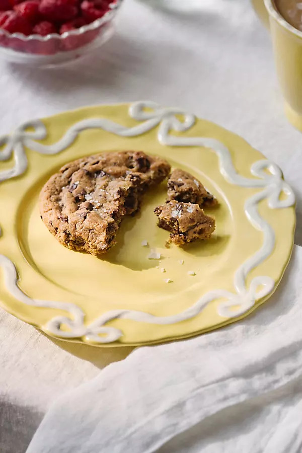 Benedita Bow Stoneware Side Plates, Set of 4 | Anthropologie (US)