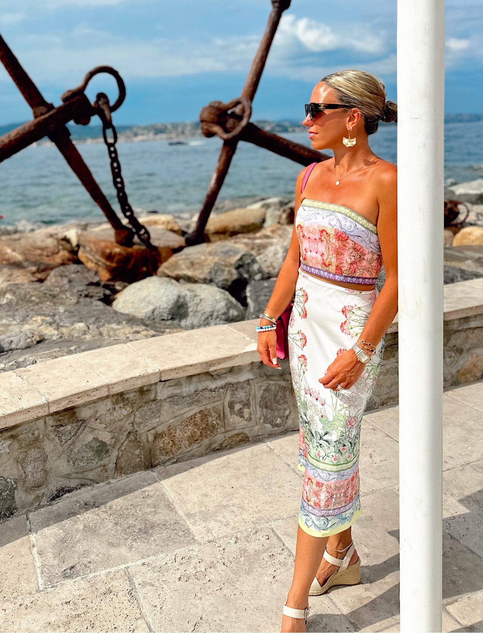 This two piece satin set is a dream! #travelootd #sttropez 

#LTKeurope