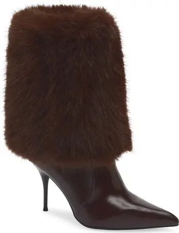 Thermal Faux Fur Cuff Bootie (Women) | Nordstrom
