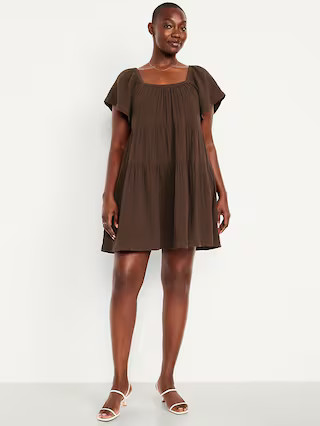 Tiered Mini Swing Dress | Old Navy | Old Navy (US)