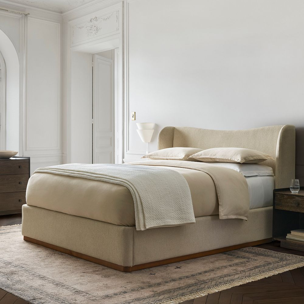 Kaufman Wood Plinth Shelter Bed | West Elm (US)